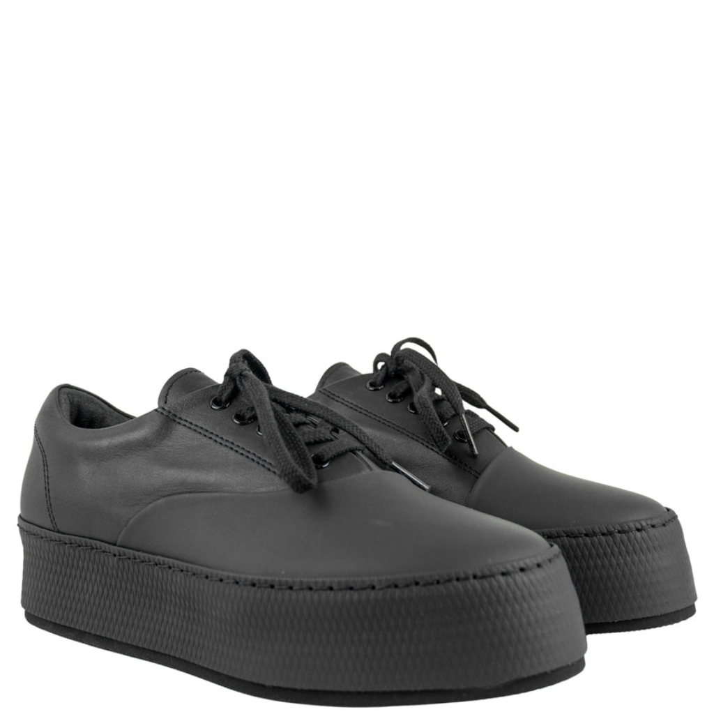 Women's Nib Y's Black Platform Shoes
